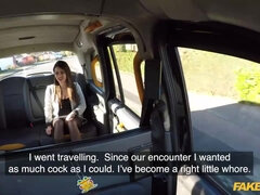 Faux Cab Myla Elyse drilled in the donk by cab driver