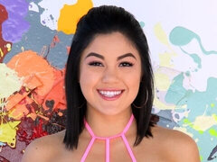 In den arsch, Asiatisch, Grosser arsch, Grosser schwanz, Braunhaarige, Hundestellung, Klaffend, Titten