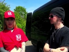 Blonde, Car, Cumshot, European, German, Hardcore, Outdoor, Pussy