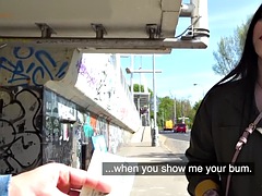Européenne, Poilue, Mamelons, De plein air, Culottes ou slips, Pov, Public, Réalité
