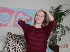 Blondine, Süss, Frau, Hd, Lingerie, Masturbation, Zierlich, Jungendliche (18+)
