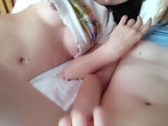 Жопа, Дилдо, Поцелуи, Лесбиянка, Мастурбация, Крошечные, Киски, Игрушки