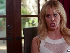 デカパイ, ブロンド, レズビアン, オナニー, 淫乱熟女, オマンコ, 禁句, オッパイの