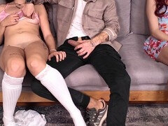 Leie, Papi, Fingern, Pervers, Muschi