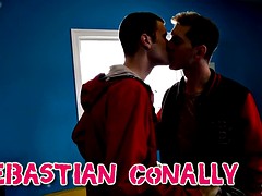 Big cock, Gay, Group, Licking