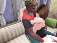 Amateur, Big cock, Black, Interracial, Sucking