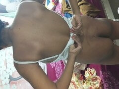 Close-up of step sister Sonia giving a steamy lick