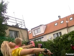 衣服着たままセックス, ハードコア, 自家製, レズビアン, アウトドア, パーティ, ポルノスター, 濡れ