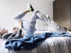 Pieds, Femelle, Fétiche des pieds, Hd, Fille latino, Lesbienne, Chaussettes, Adolescente