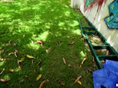 Culo, Chica, Al aire libre, Pov, Público, Coño, Adolescente, Tetas