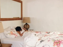 Lingerie girls Lana Rhoades and Casey Calvert make love