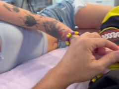 Amateur, Sucer une bite, Brunette brune, Queue, Hard, Petite femme, Pov, Nénés