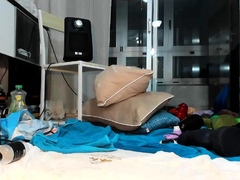 Wild blonde teen LIBRARY deep toying pussy on webcam