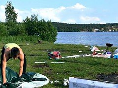 Anal, Nana, Mixte, De plein air, Public