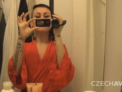 Leie, Blasen, Braunhaarige, Hundestellung, Handjob, Pov, Jungendliche (18+), Titten