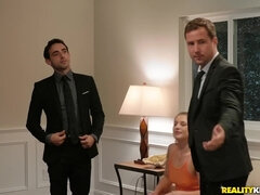 Amoral whores Jillian Janson and Brett Rossi jaw-dropping porn video