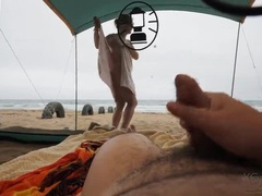 Beach, Crazy, Dick, Doggystyle, Milf, Mom, Nude, Surprise
