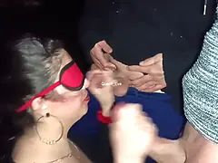 Amateur, Mamada, Cornudo, Corridas, Marido, Maduro, Público, Esposa
