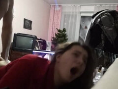 Amateur, Sucer une bite, Tir de sperme, Queue, Branlette thaïlandaise, Fait maison, Orgasme, Épouse