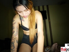 18 ans, Amateur, Asiatique, Blonde, Petite femme, Adolescente, Thaïlandaise, Nénés