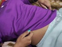 Mind-blowing desi girlfriend with big boobs gets down in Hindi audio