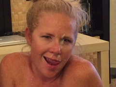 Enthousiasteling, Blond, Rondborstig, Compilatie, Sperma shot, Hardcore, Moeder die ik wil neuken, Slet