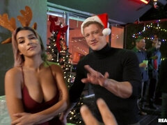 Mamada, Coche, Pajear, Interracial, Tetas naturales, Al aire libre, Coño, Nalgadas