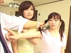 Asombroso, Asiático, Mamada, Corridas, Corridas faciales, Grupo, Japonés, Adolescente
