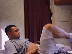 黒人, フェラチオ, 捕まる, ラティーナ, なめる, ピグテール, オマンコ, オッパイの