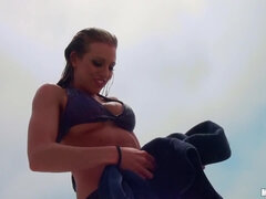 Culo, Rubia, Mamada, Polla, Madres para coger, Al aire libre, Chupando, Voyeur