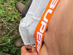 Amateur, Grosse bite, Britannique, Branlette thaïlandaise, Masturbation, De plein air