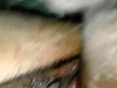 Step son fucked stepmother in the wet night