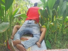 Mamada, Al aire libre, Chupando