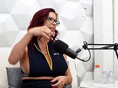 The brazzers podcast gig 7 (trimmed) - Alexis Fawx x cheerleader kait x Damion Dayski