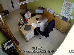 In den arsch, Vorstellungsgespräch, Grosse titten, Blasen, Braunhaarige, Hd, Natürlichen titten, Pov