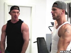 Roman Todd and Nick Fitt indulge in their growing desire, taking things up a notch