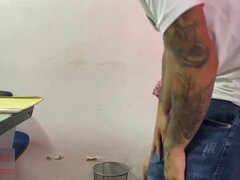 Amateur, Belleza, Tetona, Universidad, Ébano, Masaje, Tetas naturales, Lucha