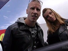 Cocu, Tchèque, Hd, Argent, De plein air, Pov, Rasée, Adolescente