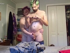 素人, ぽっちゃり, カップル, イく瞬間, チン, 手コキする, スポーツ, ヤリマンの