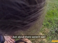 Promiscuous usa cougar in black fishnets nailed by a british policeman - faux cop