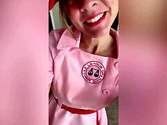 Costume, mature in stockings, costume play