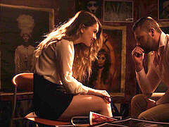 Misha Cross meets the artist for intercourse