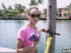 Brunette brune, Bus, Noir ébène, Hd, Interracial