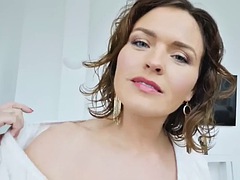 Hot milf seduces girl and stockings in heels Krissy Lynn