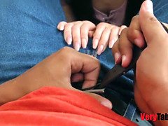 Stepdaddy fucks his teenager hot queen!