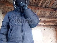 Gay, Guantes, Látex, Nylon, Fumando, Calcetines, Solo