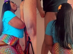 Entrevista, Verga grande, Negro, Mamada, Semen en la boca, Primera ves