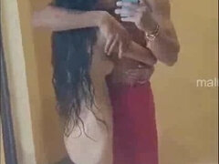 18 años, Amateur, Morena, Hd, Indio, Chupando, Tetas, Esposa