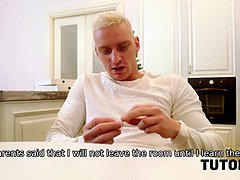 Biology is more interesting when the stud fucks his mature tutor