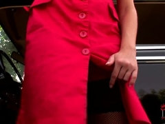 Tchèque, Pieds, Fétiche des pieds, Lingerie, Masturbation, Orgasme, De plein air, Chatte